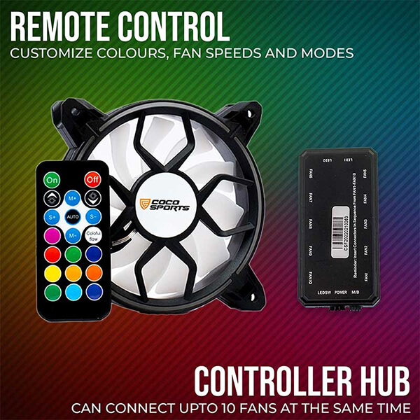 Coconut F2 ARGB Cabinet Fan (Triple Pack)